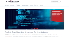 Desktop Screenshot of muthpartners.de
